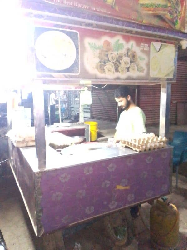 Burger Stall Cart for Sale 7