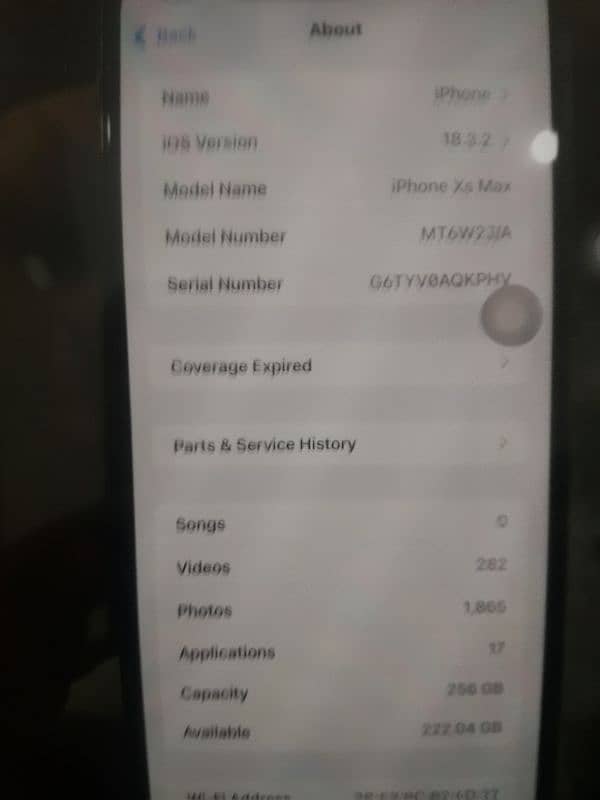 iphone XsMax256gb non pta only mbile gold clr battery chng trueton on 2