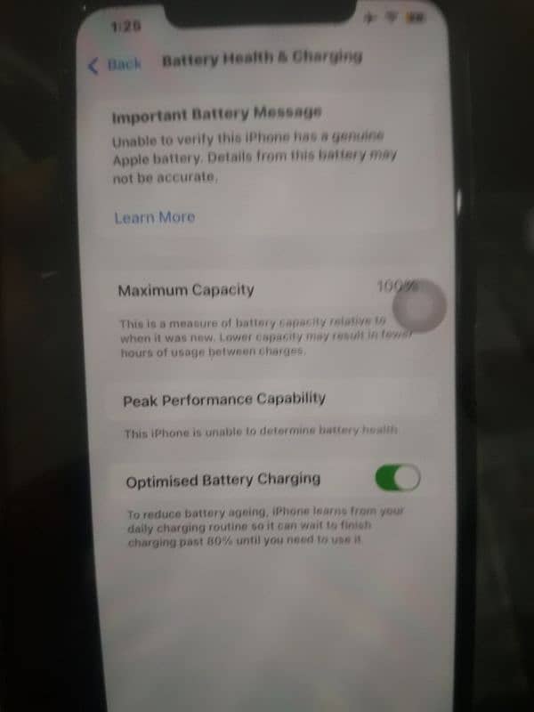iphone XsMax256gb non pta only mbile gold clr battery chng trueton on 5