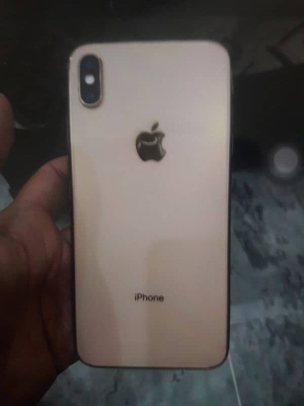 iphone XsMax256gb non pta only mbile gold clr battery chng trueton on 7