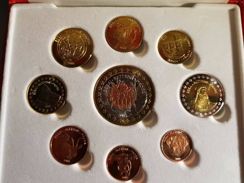 Switzerland Proof Pattern Euro Coin Set in Presentation Box 1
