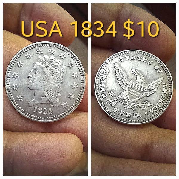 AMERICAN ANTIQUE, OLD & RARE (5) SILVER DOLLAR COINS COLLECTORS SET 3