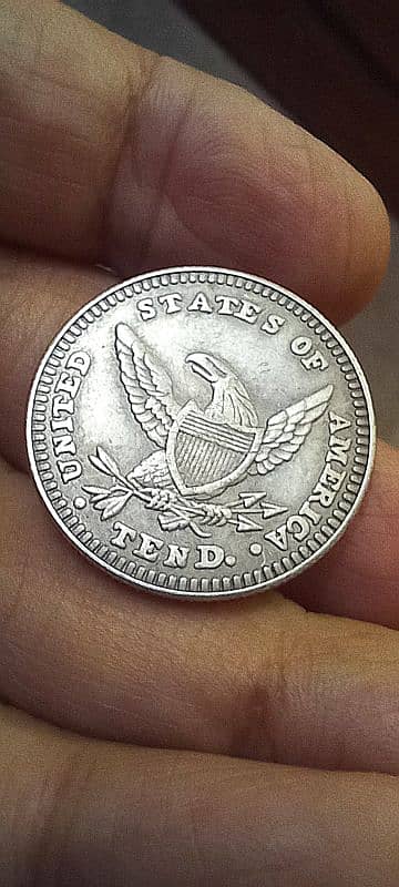 AMERICAN ANTIQUE, OLD & RARE (5) SILVER DOLLAR COINS COLLECTORS SET 10