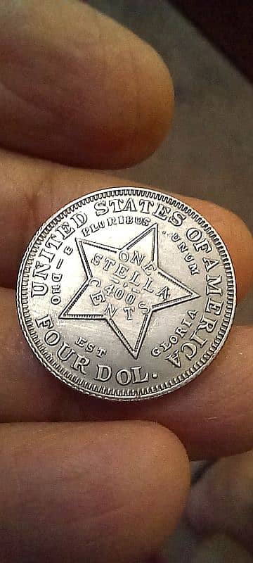 AMERICAN ANTIQUE, OLD & RARE (5) SILVER DOLLAR COINS COLLECTORS SET 12