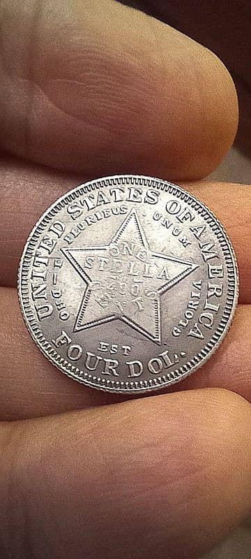 AMERICAN ANTIQUE, OLD & RARE (5) SILVER DOLLAR COINS COLLECTORS SET 14