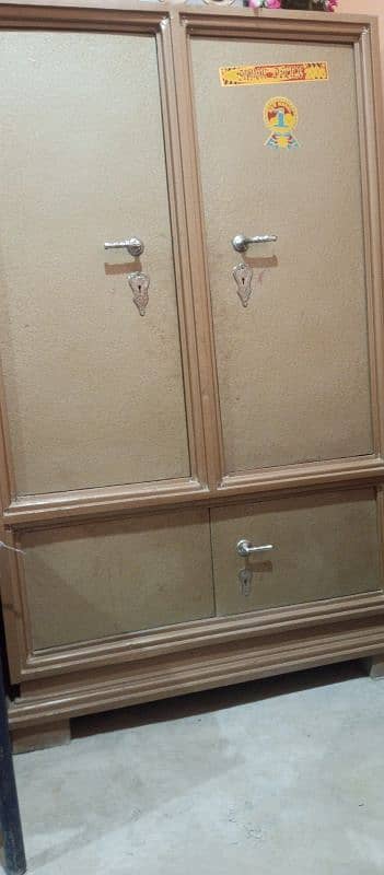 metalic wardrobe 2 doors 2