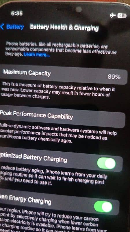 Iphon 12 pro max JV white colour 10/9 Condition battery health 89% 2