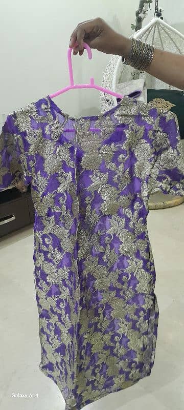 stiched kameez with dupatta 0