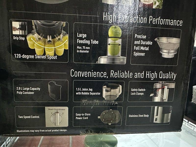 brand new Panasonic stainless steel 3 in 1 juicer Blender grinder 2