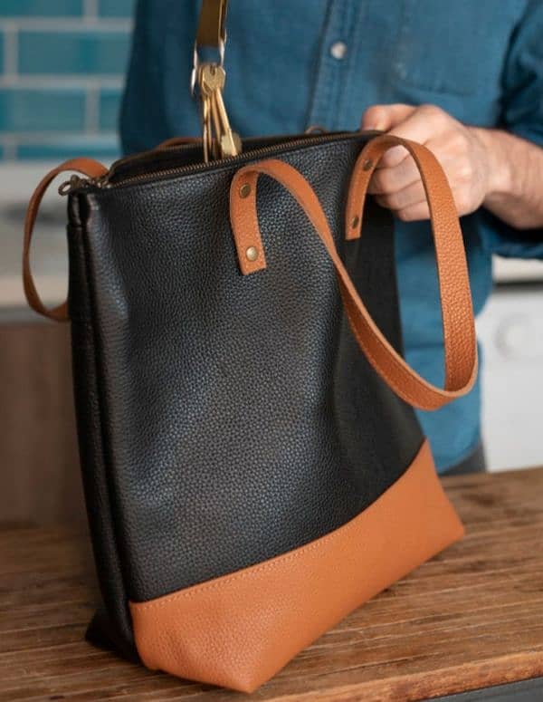 leather bag for women handmade 100% leather  cow leather  hand bag 6