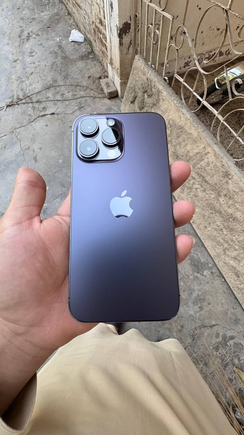 iPhone 14 PRO MAX 10/10 128 GB 100% JV SIM 0