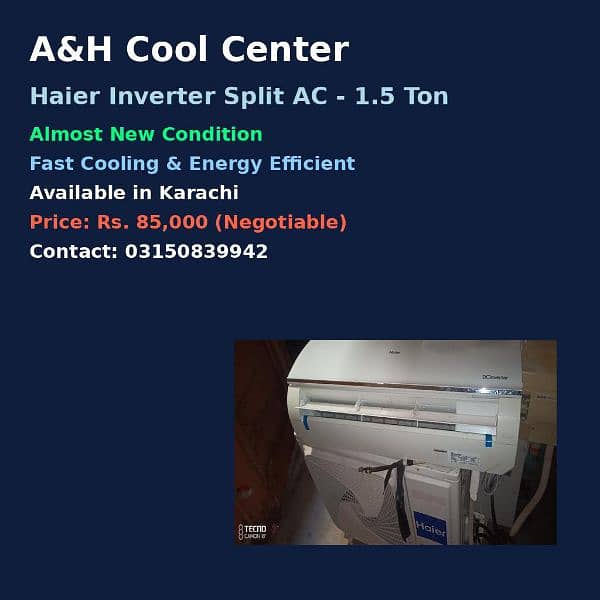 Haier 1.5 ton inverter 6