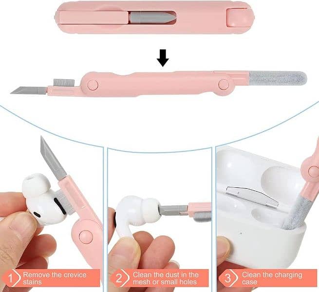 Clean Gadgets Like a Pro – 7-in-1 Portable Cleaning Kit. 4