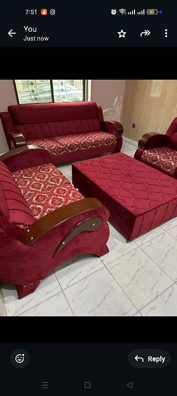 same as shown sofa set with table 0