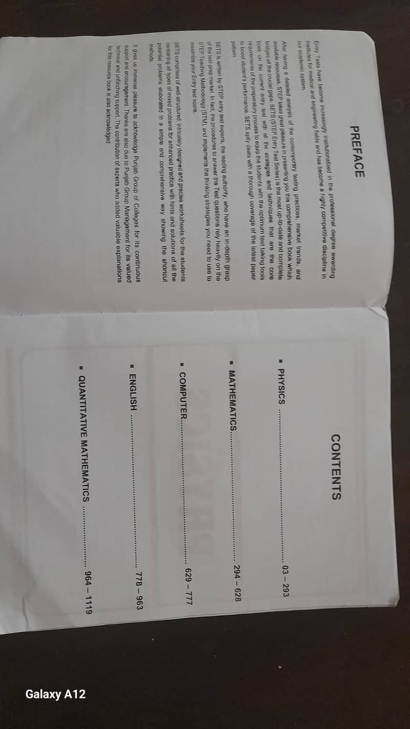 STEP Entry Test Preparation Book for CS and Engineering universities. 3
