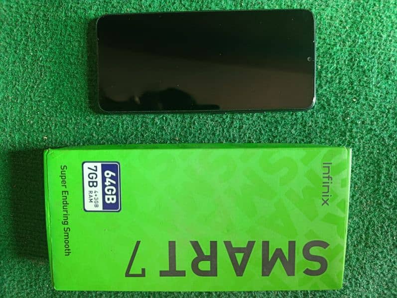 Infinix Smart 7 (Black Colour) (64GB + 7GB) 0