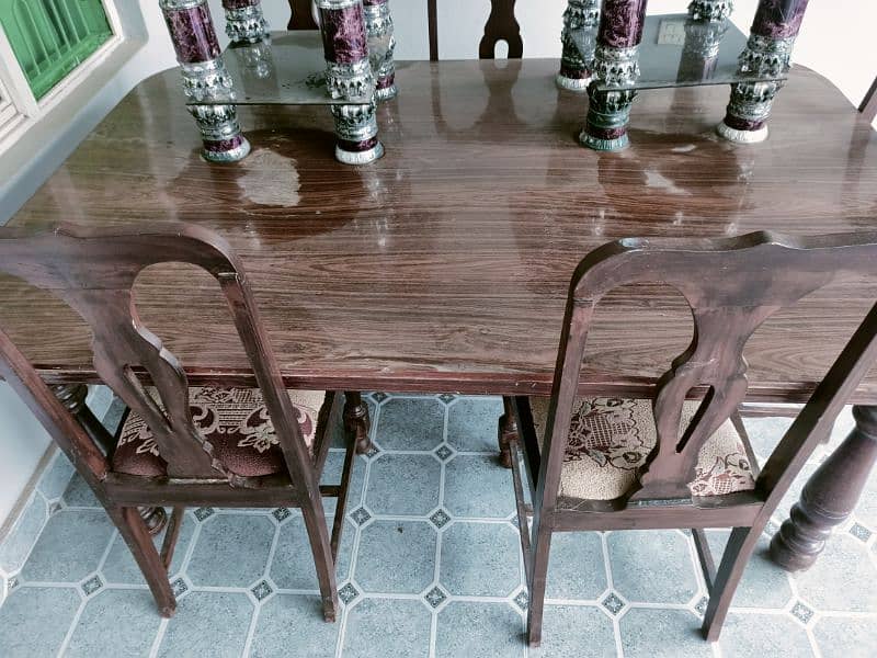 SALE DINING TABLE WITH 5 CHAIR 2