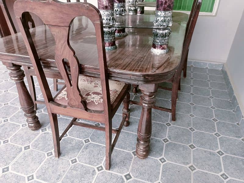 SALE DINING TABLE WITH 5 CHAIR 5