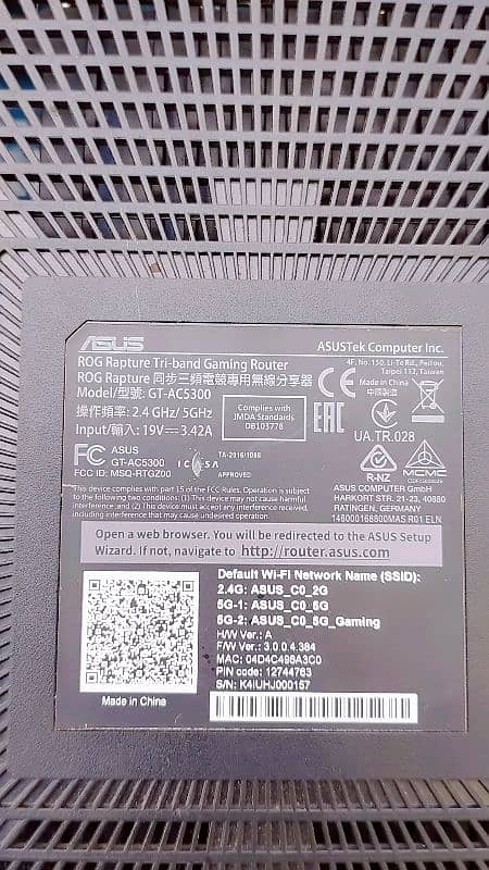 Asus GT-Ac5300 Triband Gaming Edition Wifi Router 4