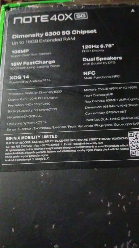 I want Sell my Infinix 40 X 0