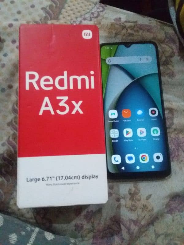 redme A3x 3 64 PTA approved with box 0