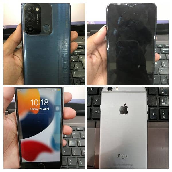 2Mobiles Tecno Spark 8c & iphone 6s 7