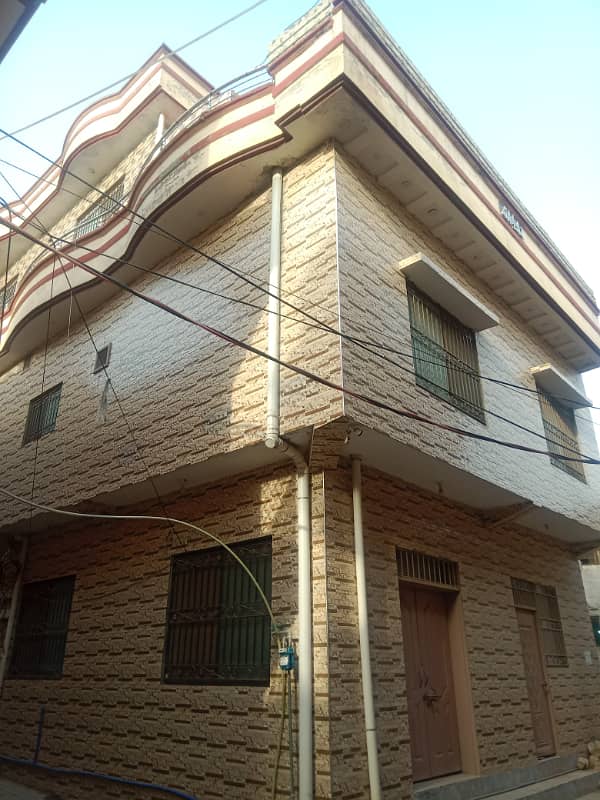 Ideal House In Bahar Colony Available urgent sale on investor rate doubal corner marble tile wooden work has bjli pani 1