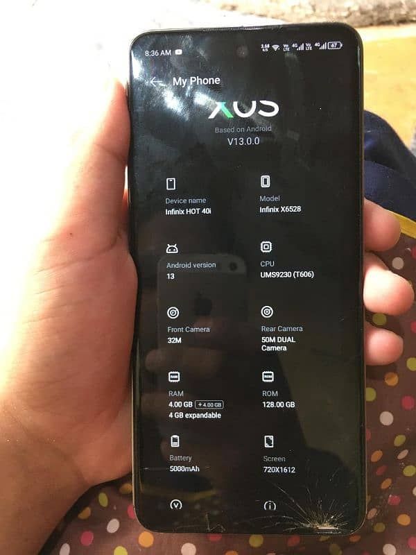 Infinix hot 40i 4 4 128GB 2