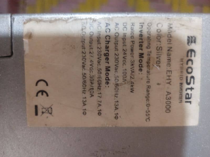 ECOSTAR UPS 3KV/2400 watt 1