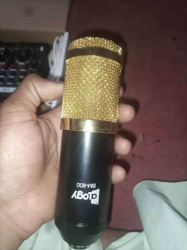 BM800 condenser microphone kit with V8 sound card 5