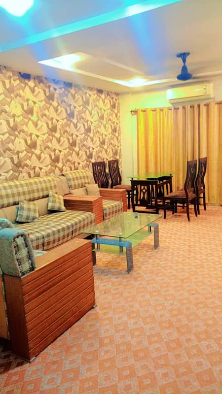 2 bed rom ful furnished safe & scour coupel allow bahria Town safe and secure n 0