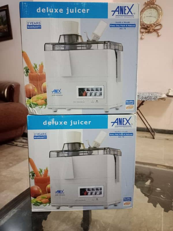 Deluxe Juicer  AG-76 Anex 1