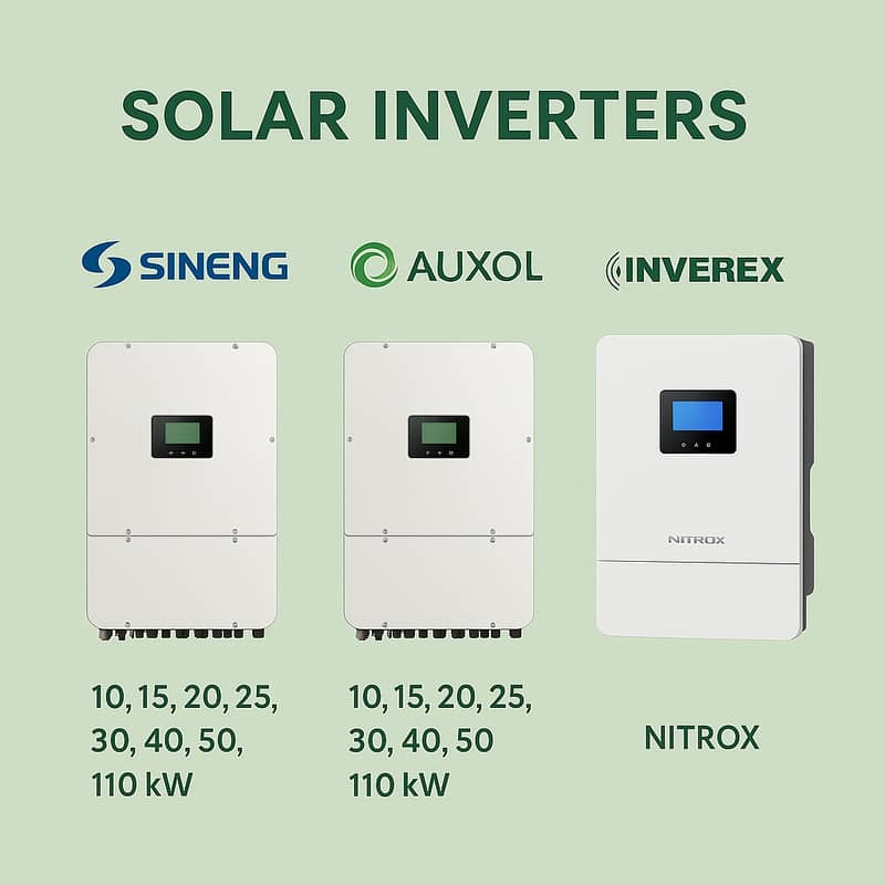 INVEREX NITROX 6KW 48V HYBRID SOLAR INVERTER SOLAR PANEL 5kw,10kw,15kw 6