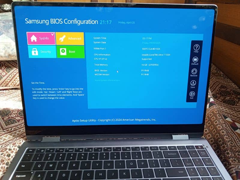 Samsung Galaxy book utra 7 155H 360 touch 2