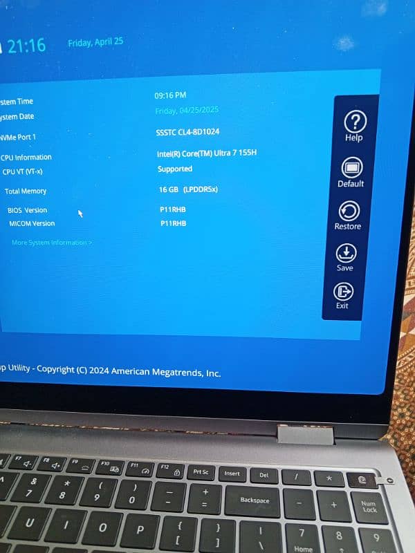 Samsung Galaxy book utra 7 155H 360 touch 5