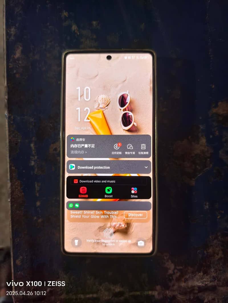 Infinix Note 40  Ram 8.00+8.00 storage 256GB 0