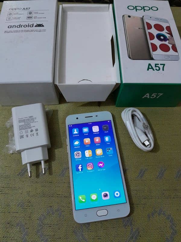 6/128GB A57 Complete Box Charger New 1
