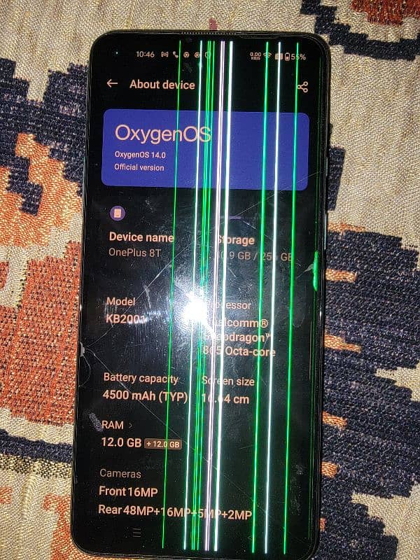 oneplus 8t global dual 12/256 2