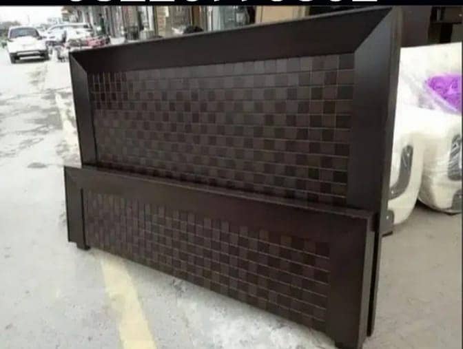 Bed / bed set / king size bed / double bed / wooden bed /side tables 1