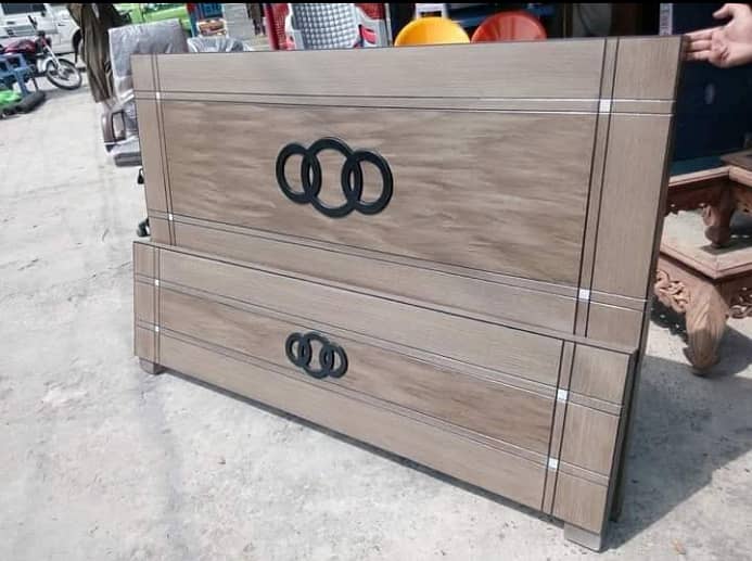 Bed / bed set / king size bed / double bed / wooden bed /side tables 15