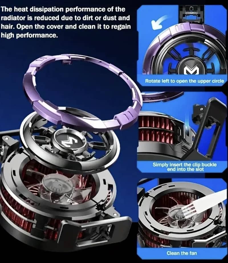 CX08 Pro Magnetic cooler fan memo 4