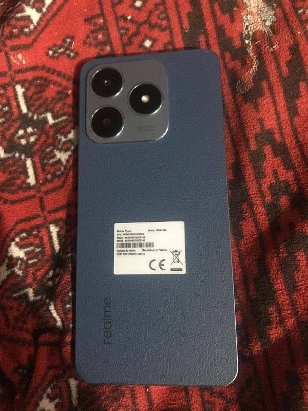 realme c63 madel 6 ram 128 GB memory 0