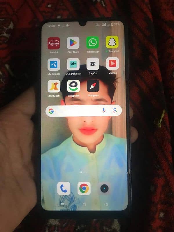 realme c63 madel 6 ram 128 GB memory 3
