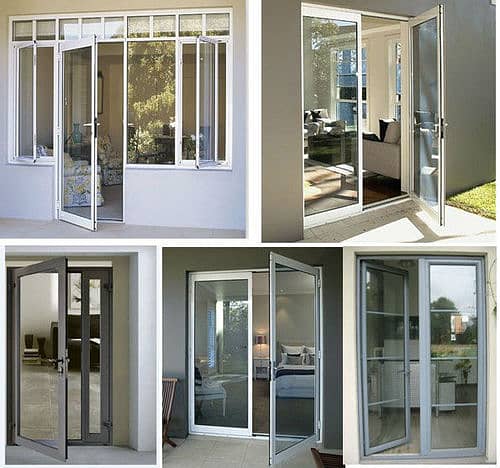 Aluminium glass window, Partitions, Doors, upvc windows, panels,blinds 8