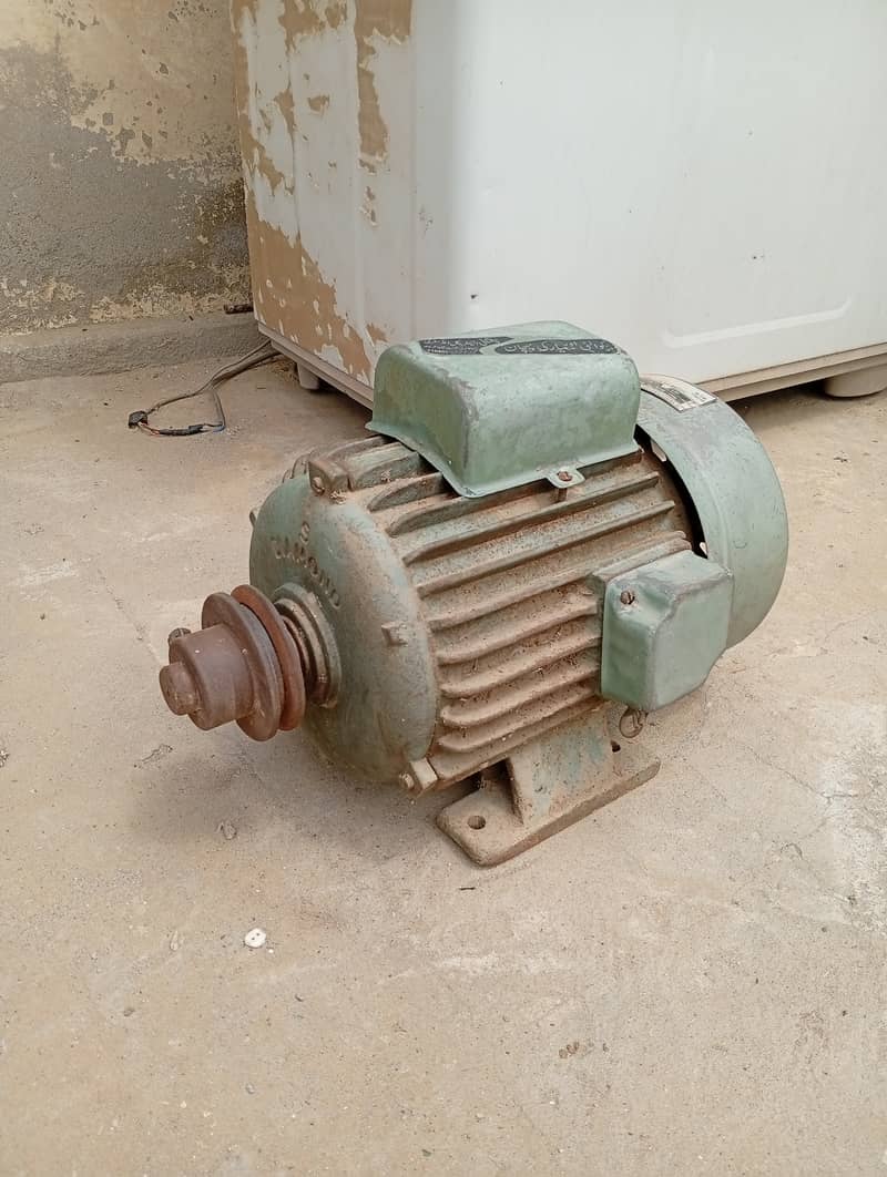 Diamond motor single phase 1450rpm 2hp working. 0