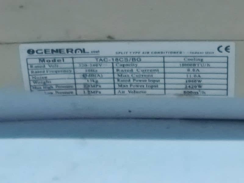 General Air Conditioner Split Ac 2
