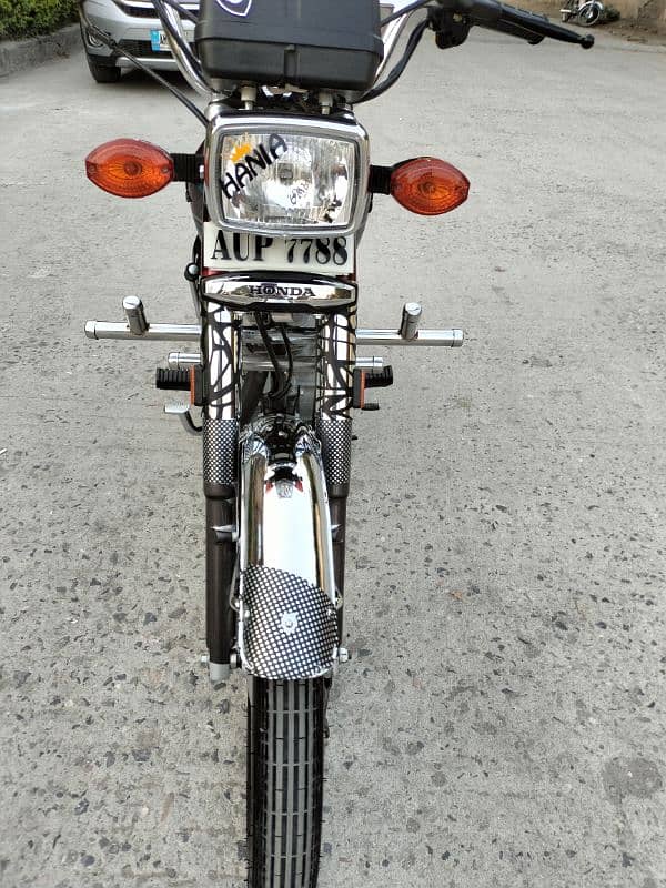 Honda CG125 model 2024 Rawalpindi number 3