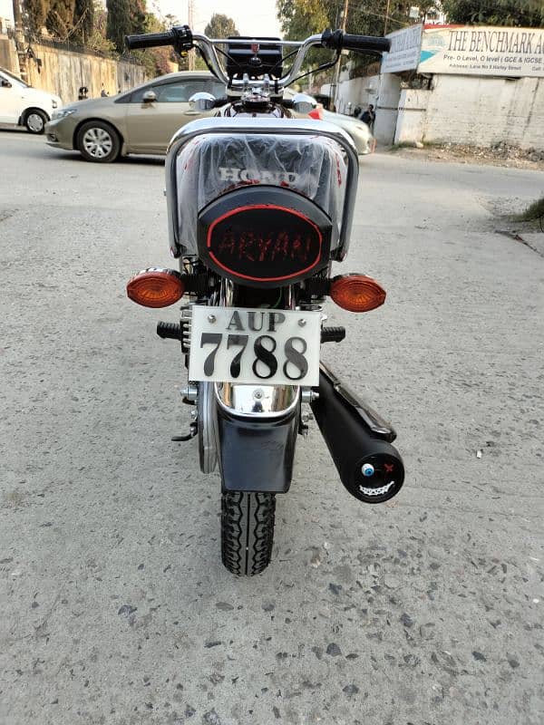 Honda CG125 model 2024 Rawalpindi number 9