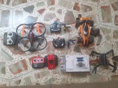 drones and helicopter and rc toys