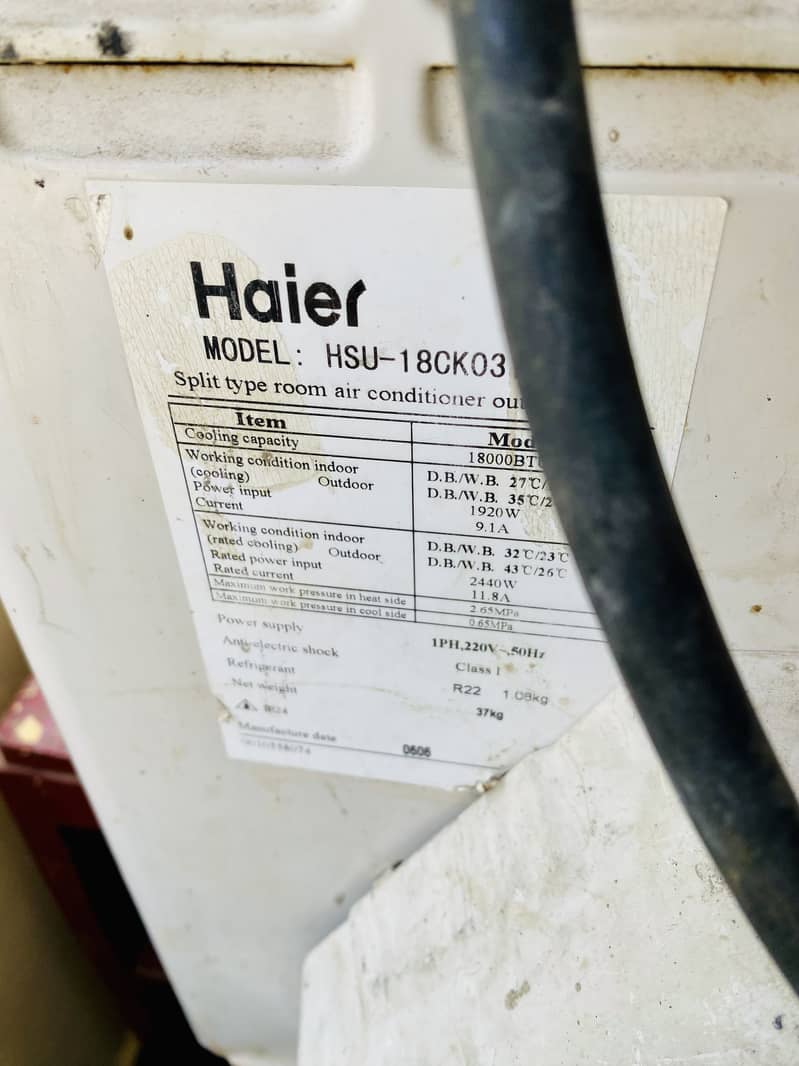 Haier AC 1.5 Ton (Non Invertor) 3